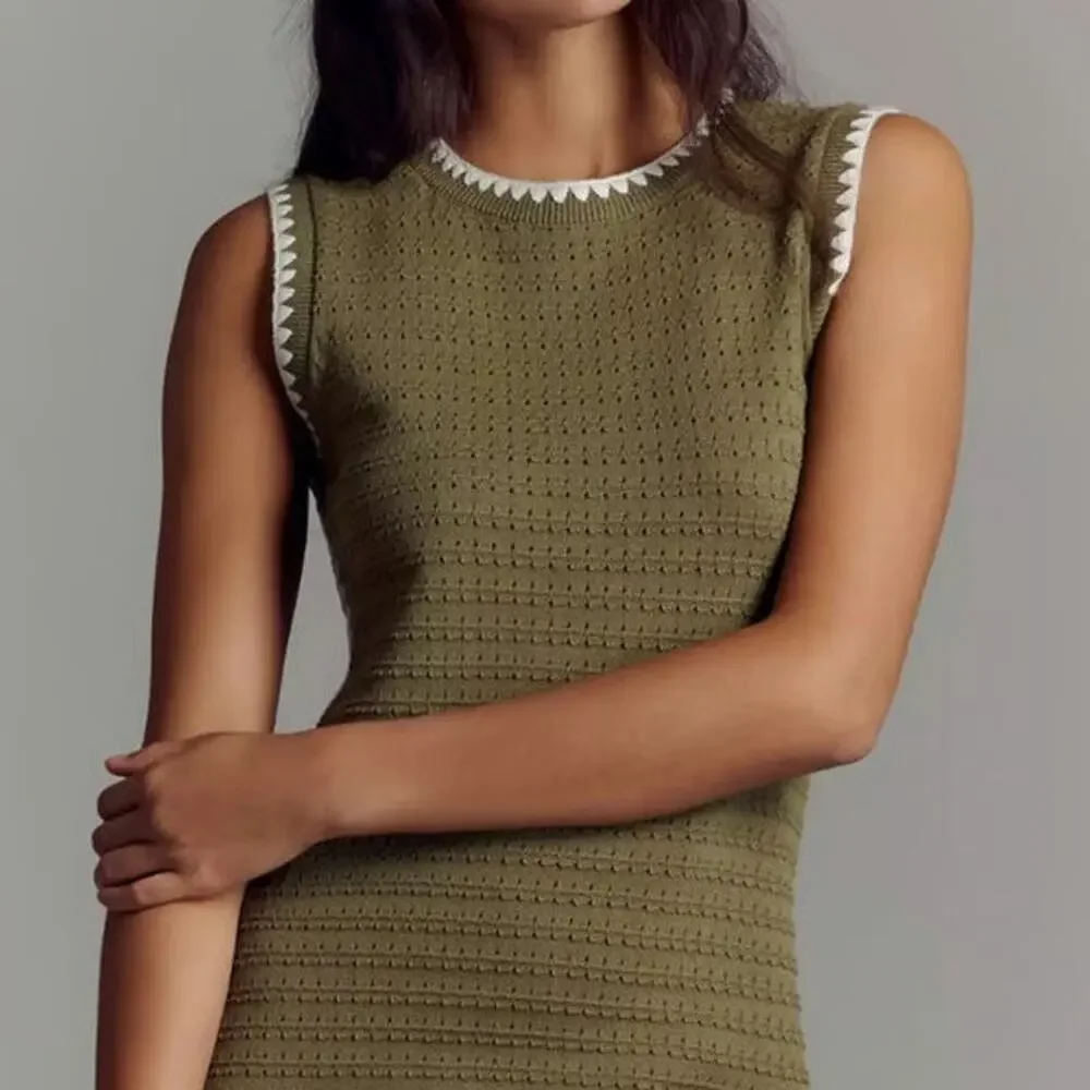 Varley Dwight Tank Midi Dress - S